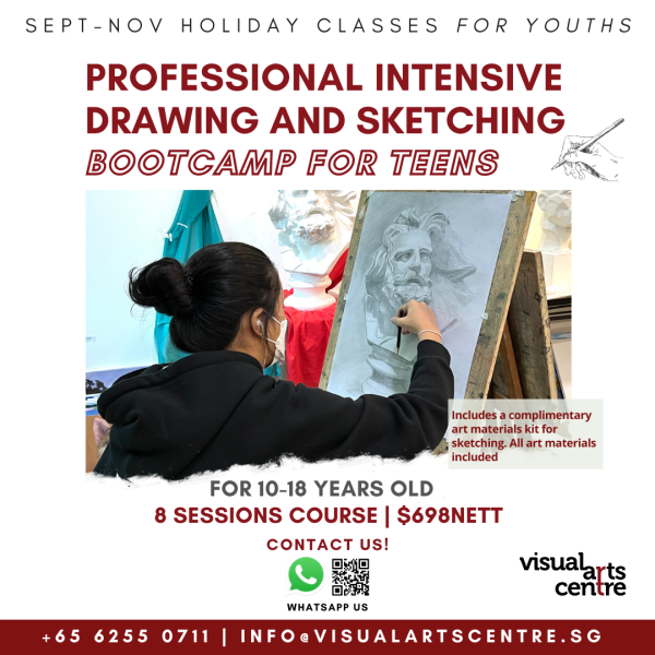 Drawing and Sketching Bootcamp Singapore Visual Arts Centre